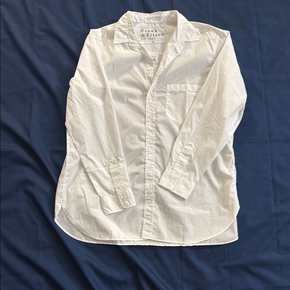 Frank & Eileen Joedy White Casual Shirt/ Tunic